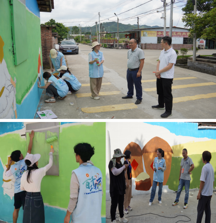 实践铸青春 擘画和美山塘新图景——广东工程职业技术学院实践铸青春突击队开展乡村美化系列活动